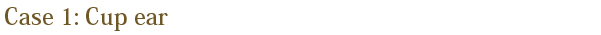 case1:Cup ear